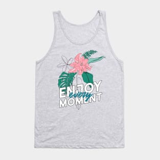 Enjoy Every Moment Floral Tank Top